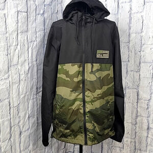 INDEPENDENT TRADING CO. Men's Camouflaged Hoodie Hunting‎ Jacket Small